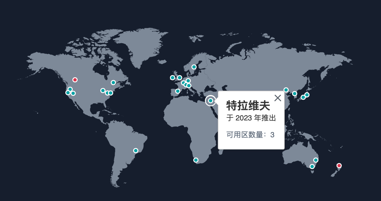 亚马逊云科技宣布在特拉维夫推出新基础设施区域